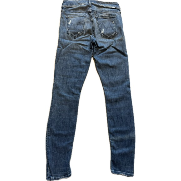 Mother The Looker Graffiti Girl Skinny Jeans Sz 24 - Picture 4 of 7